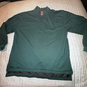 Vintage Gore Wind Stopper Anti Freeze Sportswear Original Rare 1/4 Zip LG Green